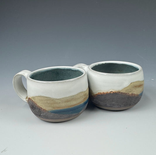 Mini-mug - White Landscape