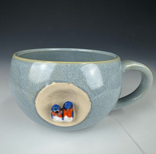 Mug - Love Bird, Eastern Bluebirds