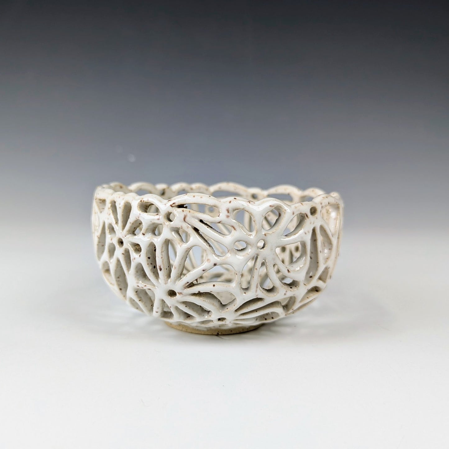 Bowl - Pierced Flower