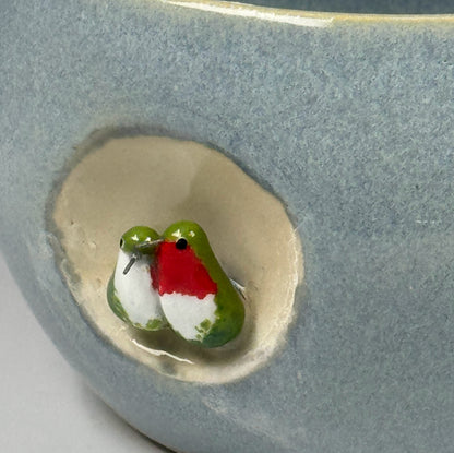 Mug - Love bird, Ruby-throated hummingbirds