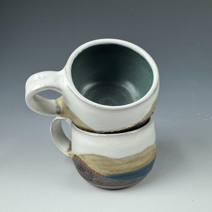Mini-mug - White Landscape
