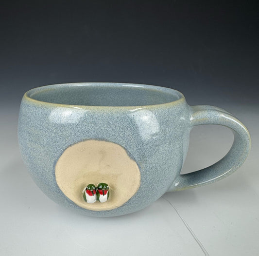 Mug - Love bird, Ruby-throated hummingbirds