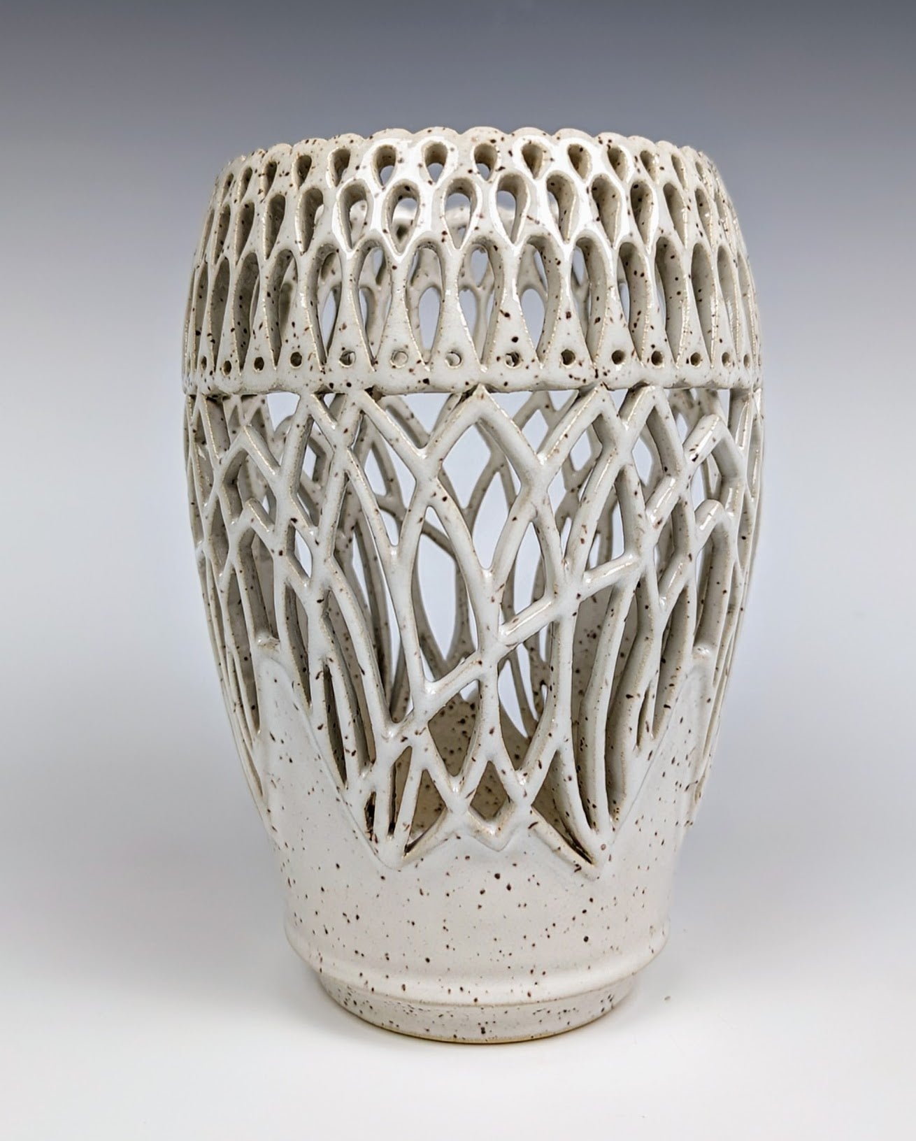 Vase - Rain on Leaves