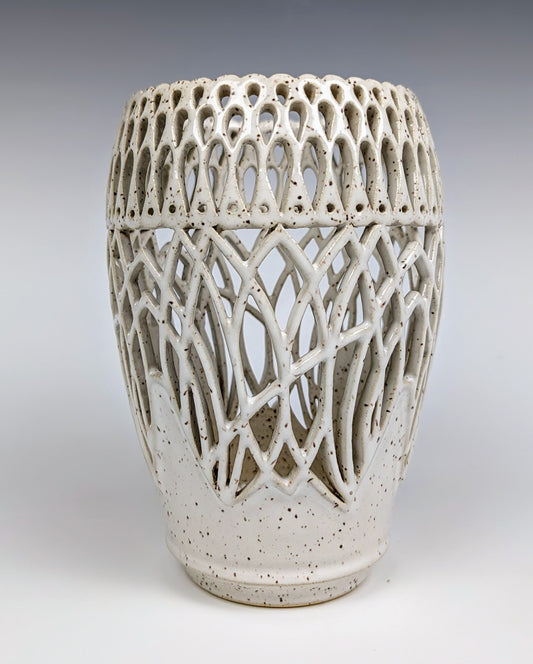 Vase - Rain on Leaves