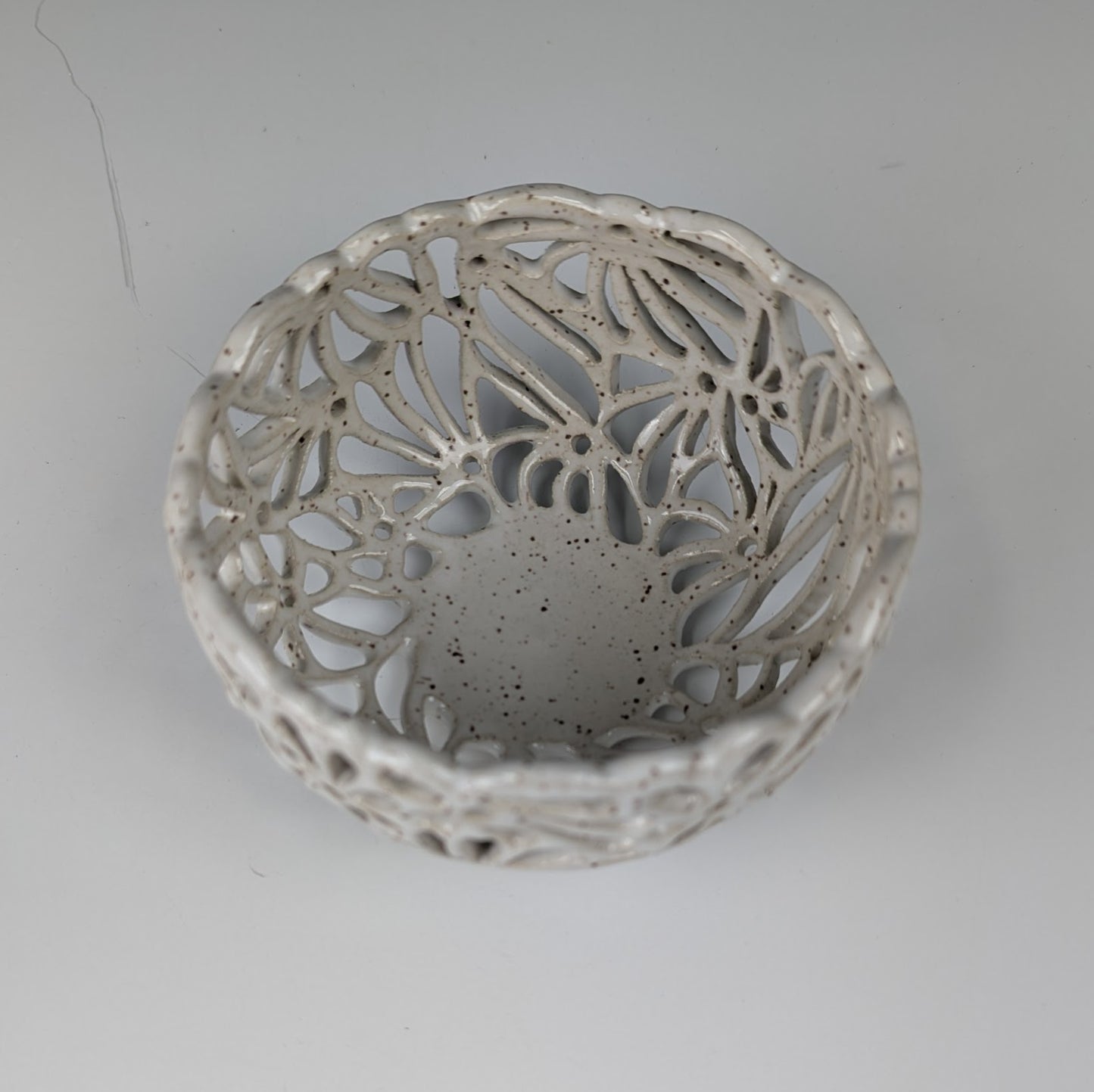 Bowl - Pierced Flower